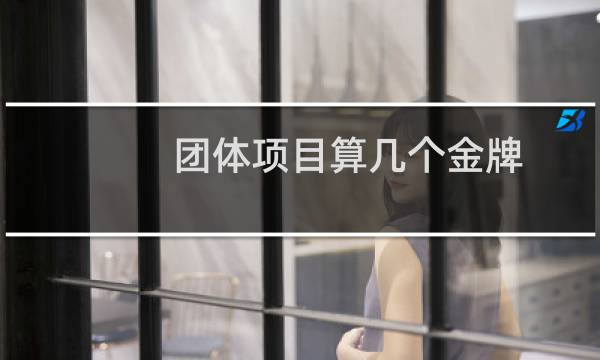 团体项目算几个金牌