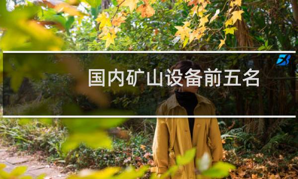 国内矿山设备前五名
