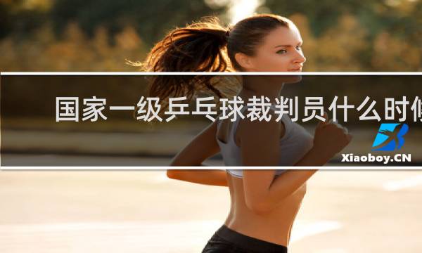 国家一级乒乓球裁判员什么时候考