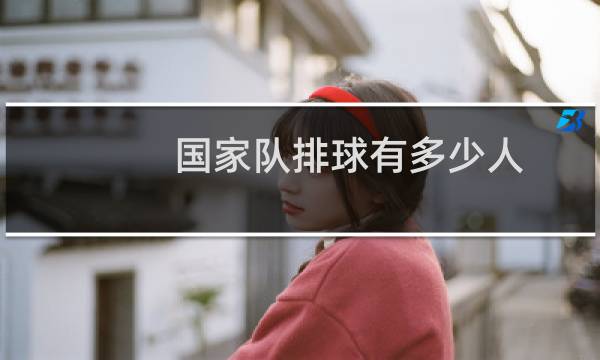 国家队排球有多少人