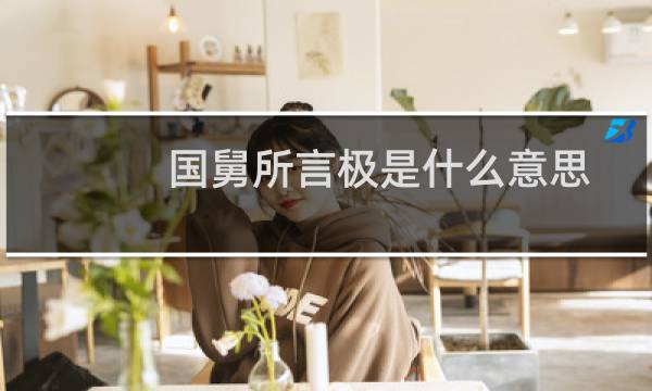 国舅所言极是什么意思