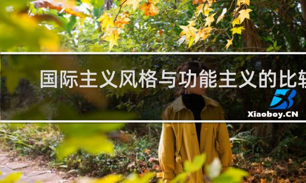 国际主义风格与功能主义的比较
