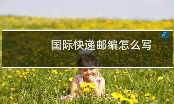 国际快递邮编怎么写