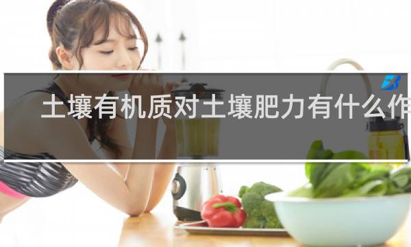 土壤有机质对土壤肥力有什么作用