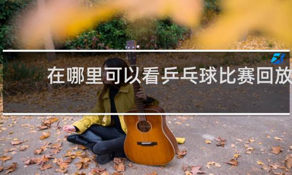 在哪里可以看乒乓球比赛回放
