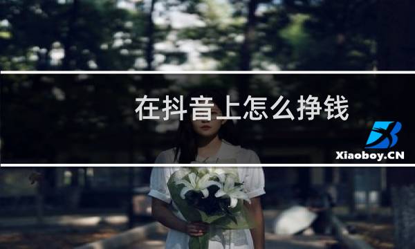 在抖音上怎么挣钱