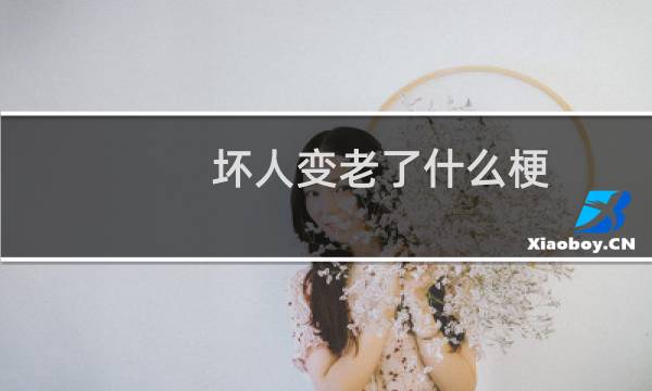 坏人变老了什么梗