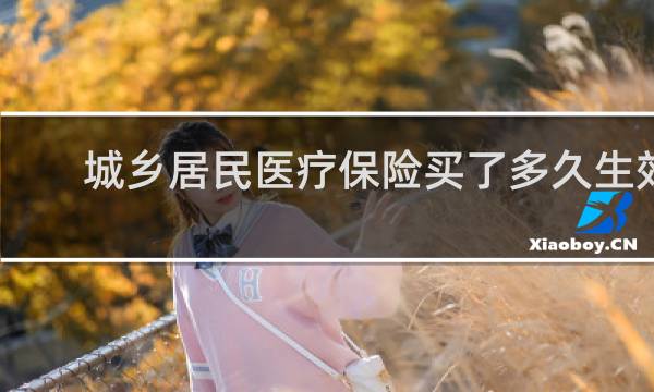 城乡居民医疗保险买了多久生效