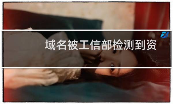 域名被工信部检测到资料不正确需限期整改的通知