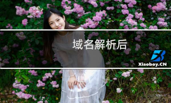 域名解析后，点击域名无法显示，电话