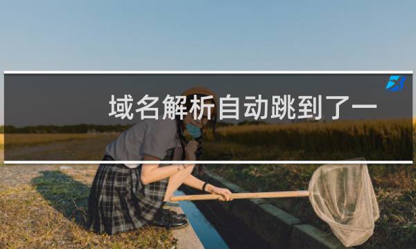 域名解析自动跳到了一个出售的页面