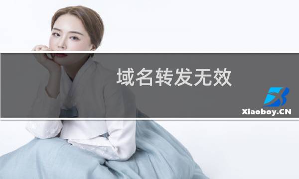 域名转发无效，打不开网站