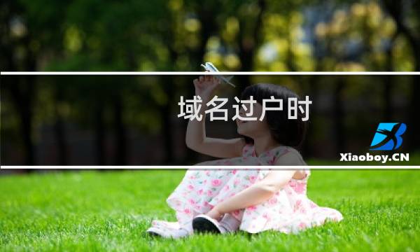 域名过户时，英文名有什么限制吗？