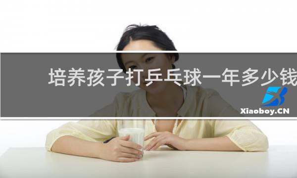 培养孩子打乒乓球一年多少钱