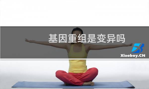 基因重组是变异吗（基因重组）图片