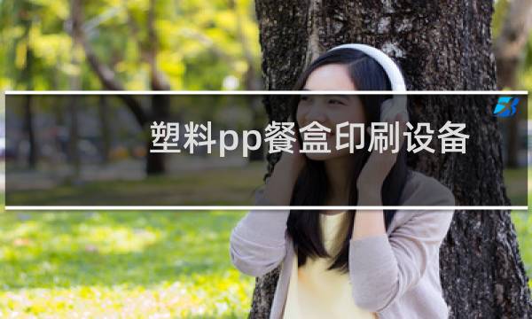 塑料pp餐盒印刷设备