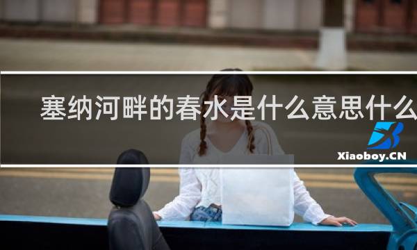 塞纳河畔的春水是什么意思什么梗