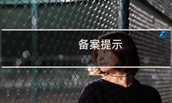 备案提示：网站备注限20-300字符，且不能包含特殊字符或换