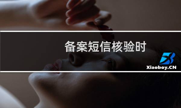 备案短信核验时,点提交一直没有反应。