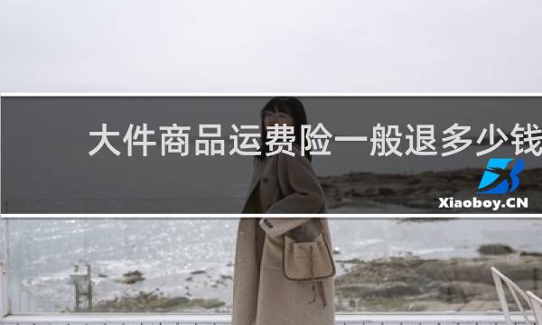 大件商品运费险一般退多少钱