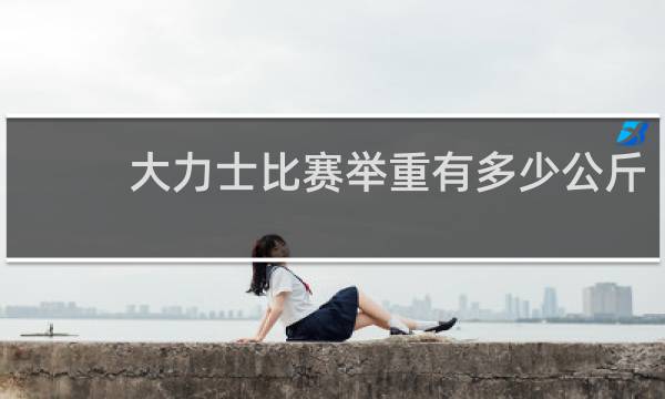 大力士比赛举重有多少公斤