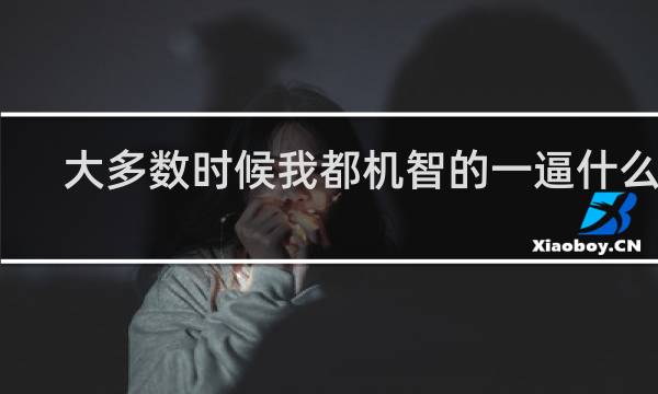 大多数时候我都机智的一逼什么梗