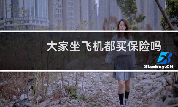 大家坐飞机都买保险吗