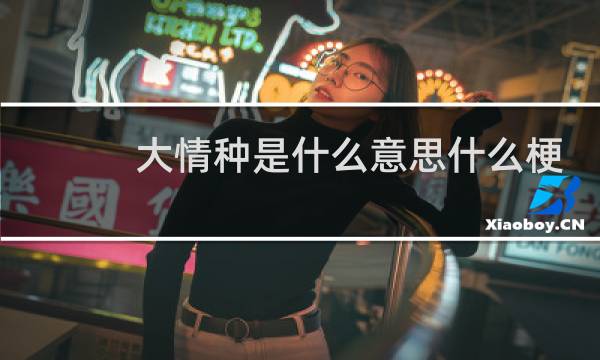 大情种是什么意思什么梗