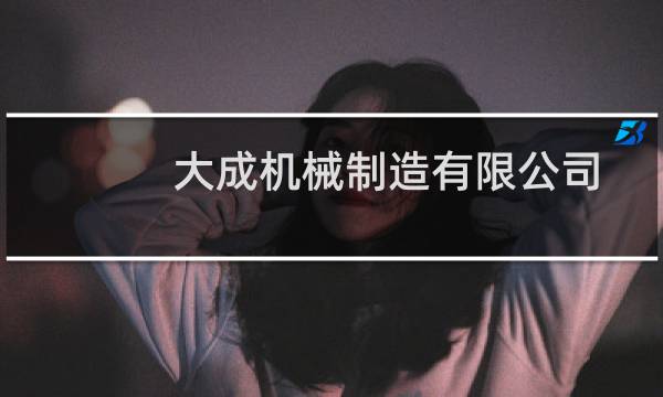 大成机械制造有限公司