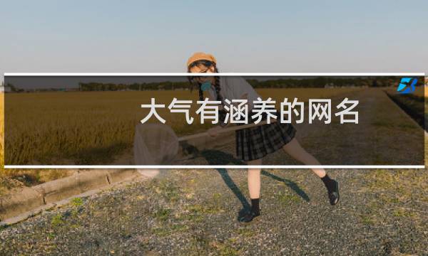 大气有涵养的网名（好听网名大全）图片