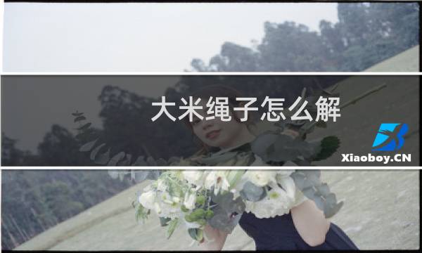 大米绳子怎么解