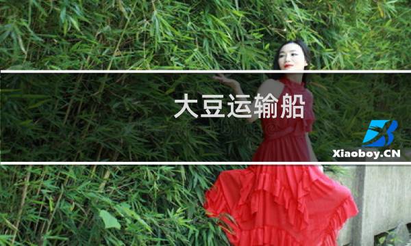 大豆运输船（美大豆船靠港卸货）