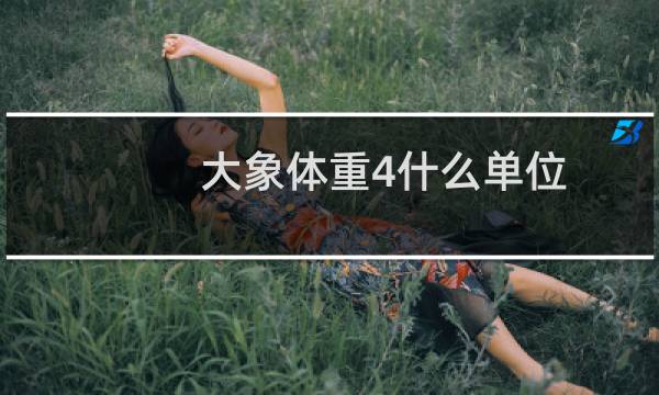 大象体重4什么单位
