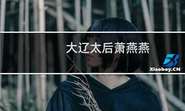 大辽太后萧燕燕 左手江山右手情人