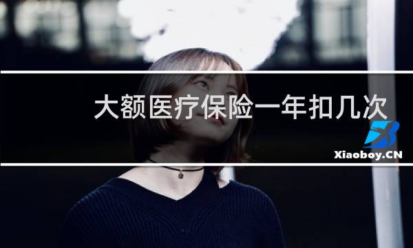 大额医疗保险一年扣几次图片