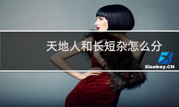 天地人和长短杂怎么分