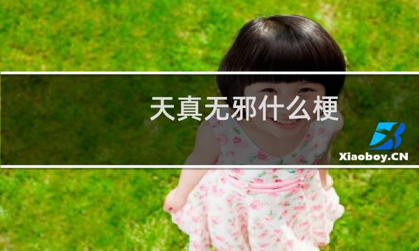 天真无邪什么梗