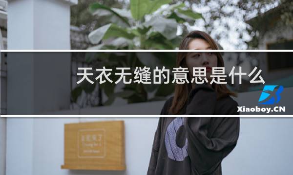天衣无缝的意思是什么呢（天衣无缝的意思是什么）图片