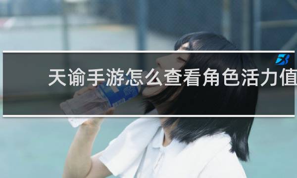 天谕手游怎么查看角色活力值