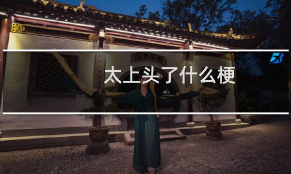 太上头了什么梗？太上头了是什么意思什么梗