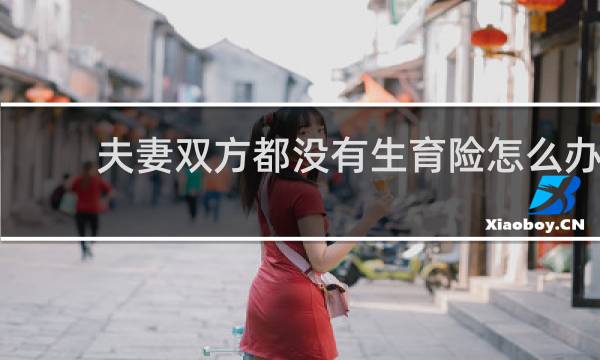 夫妻双方都没有生育险怎么办