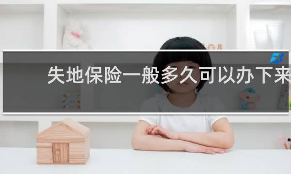 失地保险一般多久可以办下来