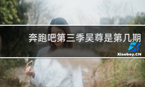 奔跑吧第三季吴尊是第几期