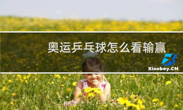 奥运乒乓球怎么看输赢
