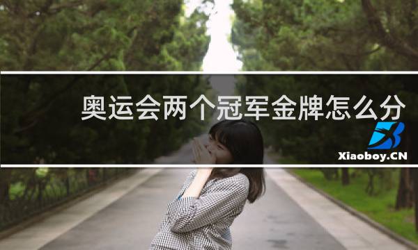 奥运会两个冠军金牌怎么分