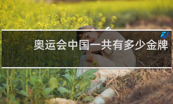 奥运会中国一共有多少金牌