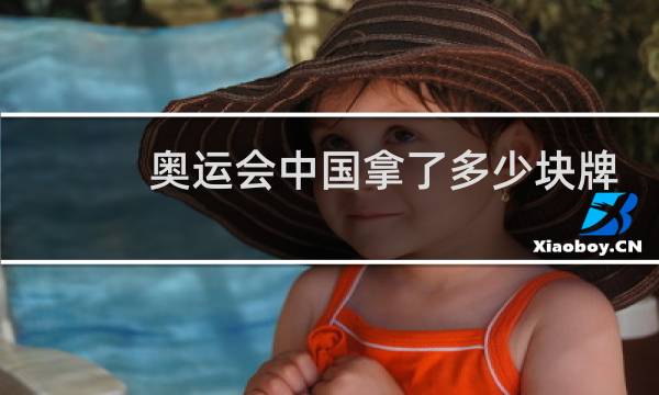 奥运会中国拿了多少块牌