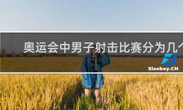 奥运会中男子射击比赛分为几个项比赛项目