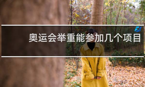 奥运会举重能参加几个项目