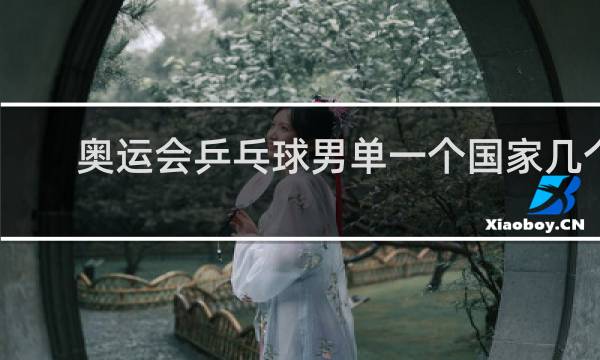 奥运会乒乓球男单一个国家几个人